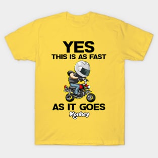 Honda MONKEY as fast as it goes design 2 T-Shirt